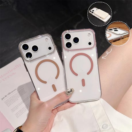 CUTECASE 高透明 MagSafe iPhone17Pro/17ProMaxケース 黄ばまない クリアiPhone17/17Airケース シンプル 軽量薄型 男女CM5630