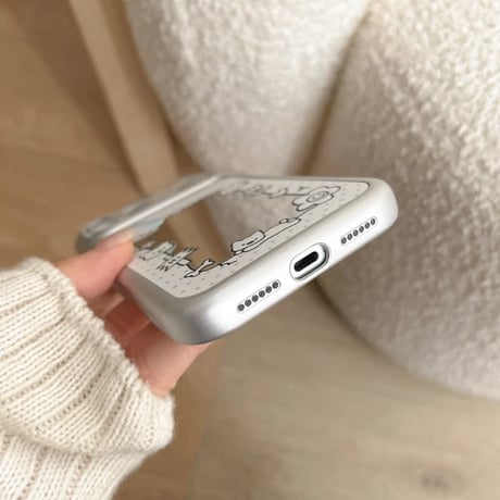 CUTECASE 動物柄 ミラー iPhone17Promaxケース メッキ iPhone17Pro/16/15ケース かわいい 春夏コーデCM6326