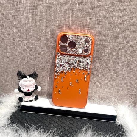 CUTECASE ダイヤiPhone17Promaxケース ハンドメイド iPhone16Pro/15Promaxカバー 豪華 お洒落 ギフトにおすすめ CM5787
