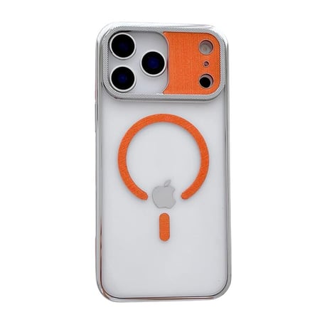 CUTECASEキラキラカメラ枠 iPhone17/17Proケース MagSafe対応 ラメライン iPhone17ProMax/Airケース 耐衝撃 高級感 CM5730