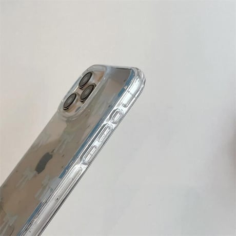 CUTECASEリボン柄 アイフォン16/16proケース キラキラバックチャーム付 iPhone15pro/14/13proカバー オシャレ お買い得 CM5469