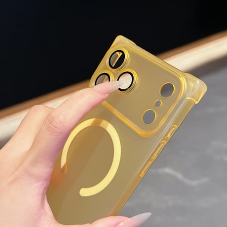 CUTECASE スクエア iPhone17ProMax/17Proケース 指紋防止 マット仕上げ MagSafe対応 iPhone17/Air/16/15カバー カメラ保護 耐衝撃CM5821