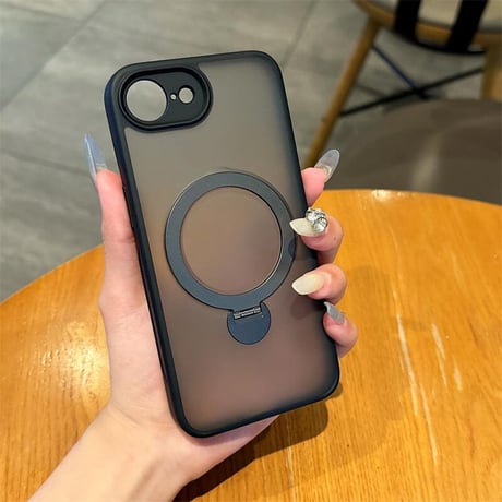CUTECASEiPhone16ケース 高品質多機能 Magsafeリングスタンド iPhone16Promax/15pro/14ケース 指紋防止 黄ばまない 耐衝撃 男女向け CM5135