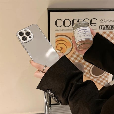 CUTECASEメイク鏡付 iPhone16Pro/16Plusケース レンズ保護 iPhone15Promax/14/13カバー 丈夫 高級感たっぷりCM4855