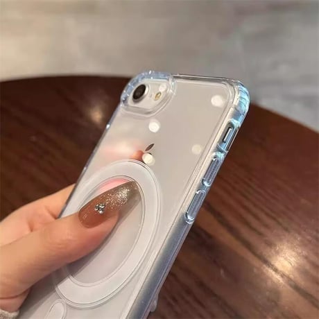 CUTECASEMagSafe対応 iPhone16eケース クリア 黄ばまない iPhone16Pro/15/14/SE3カバー 13miniシンプル 飽きないアイテム 丈夫CM5099