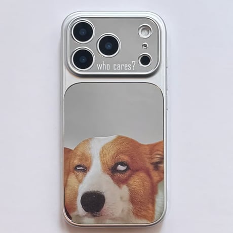 CUTECASE 可愛い動物柄ミラーiPhone17Promaxケースカメラ保護カバー iPhone17Pro/16ProMax/15ProMaxケース 光沢感 頑丈 クールCM6384