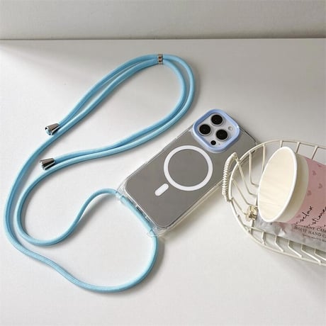 CUTECASEショルダーストラップ付 iPhone16Pro/16ケース 鏡付 MagSafe対応 iPhone15Pro/14Pro/13ケース 多機能 丈夫 大人気 CM5092