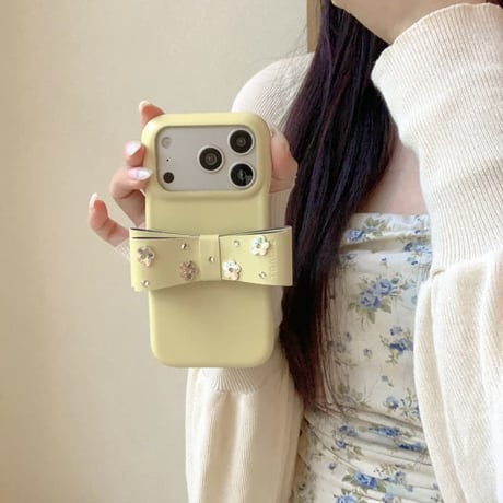 CUTECASE リボンスタンド iPhone17/17proケース 皮製/ジーンズ iPhone16/15Pro/14Promaxカバー 高品質 高級感 便利CM6063