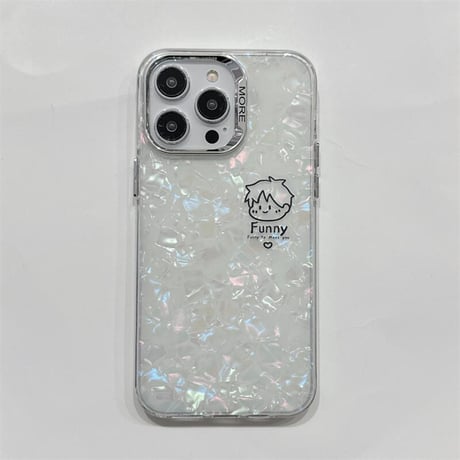 CUTECASE恋人への贈り物漫画のカップルのアバターiphone15proケース あなたに出会えて幸運ですiPhone13/14Pro 携帯ケースC6017