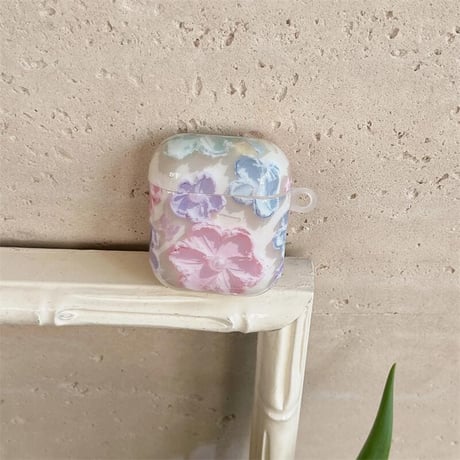 CUTECASE春におすすめ Airpods 4ケース シェルキーホルダー Airpods3/Pro2ケース airpodsproカバー 可愛い 人気アイテムCM5090