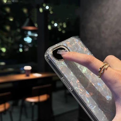 CUTECASEシェル柄 iPhone16eケース 上品 iPhone16pro/15/14proカバー ガールズに大人気 エレガント 丈夫CM5127