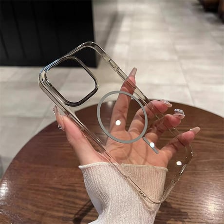 CUTECASE透明軽量 iPhone16promax/16proケース MagSafe対応 黄ばまない クリア iPhone15Pro/14/13/12カバー 高透明感頑丈 CM5317