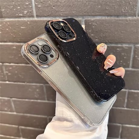CUTECASEiPhone16Pro/16ケース キラキラ 大人可愛い クリアiPhone15Pro/14ProMax/13ケース 黄ばまない トレンド大人気 CM4675