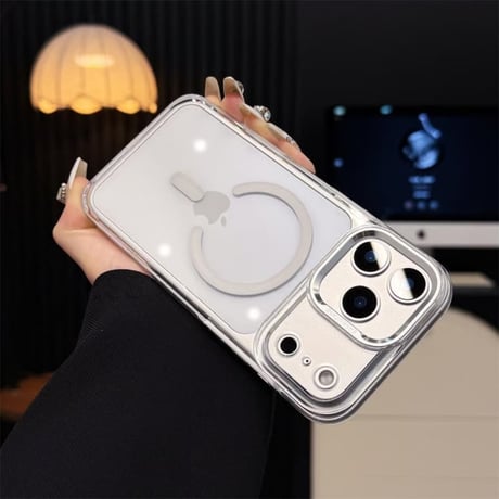 CUTECASEカメラコントロールボタンカバー付 iPhone17/17ProMaxケース MagSafe対応 高透明光沢感 17Pro/Airケース 耐衝撃 高品質 CM5723