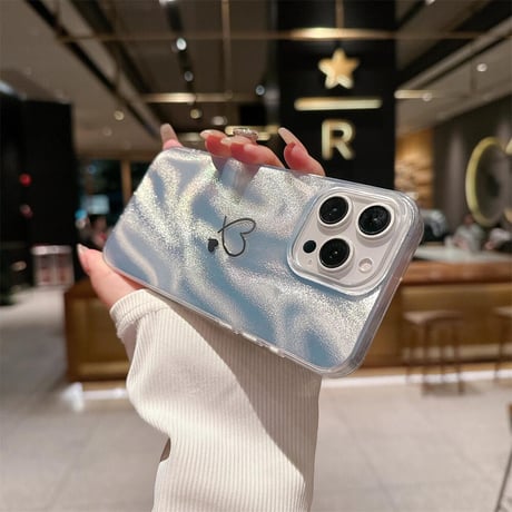 CUTECASEハート柄 アイフォン15/15プロケース キラキラ iPhone14/13/12promaxケース 女子力アップ CM4584
