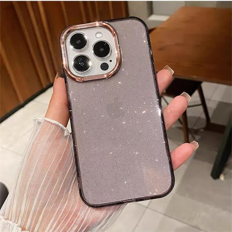 CUTECASEiPhone16Pro/16ケース キラキラ 大人可愛い クリアiPhone15Pro/14ProMax/13ケース 黄ばまない トレンド大人気 CM4675