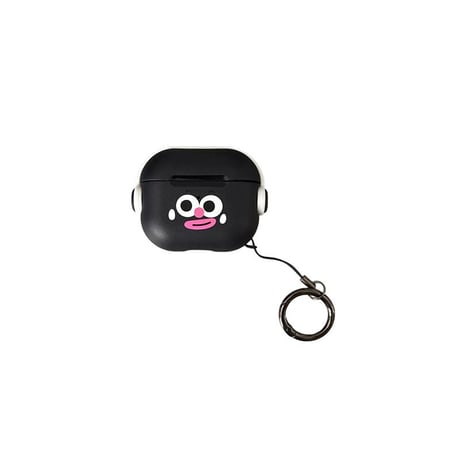 CUTECASE可愛い顔 Airpods4ケース スタンド付 AirpodsPro2ケース airpods3/2カバー リング付 耐久性ある CM5292