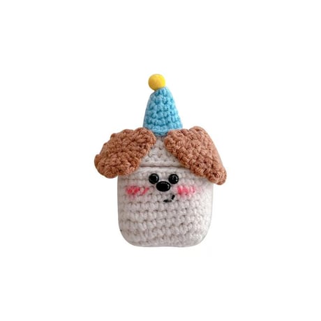 CUTECASEニット犬ちゃん Airpods 4ケース ギフトにおすすめ Airpods3/2カバー Airpodspro2/pro めっちゃ可愛いCM5002