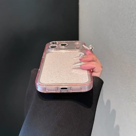 CUTECASE キラキラクリア iPhone17Pro/17ケース ラメレンズフイルム付 iPhone17ProMax/16/15Proカバー 定番アイテム 綺麗 CM5902