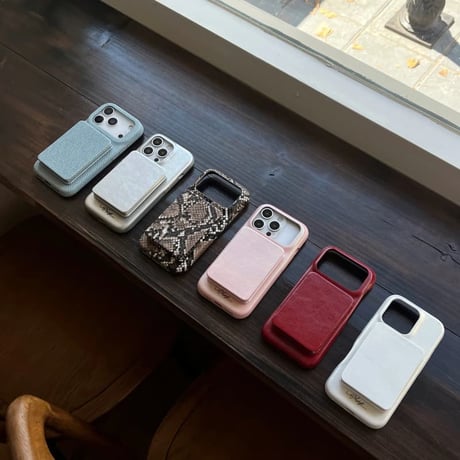 CUTECASE ダブルスタンド付鏡 iPhone17Pro/17ケース レザー 上品 iPhone17ProMax/16/15ケース 高品質 頑丈 オシャレ CM5969