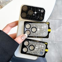 CUTECASEダイヤデコ カメラ保護カバー iPhone17ProMax iPhone17Pro 豪華 キラキラ 頑丈全面保護 オシャレCM6103