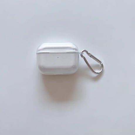CUTECASEAirpods4ケース 第4世代 クリア AirpodsPro2/Pro1カバー エアポッズ3/2 カラビナ付 シンプル 艶感CM4677