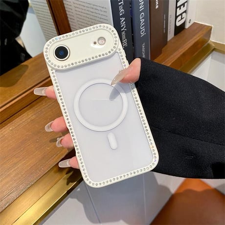 CUTECASE ジュエリーライン iPhone17/17Airケース MagSafe対応 iPhone17Pro/17ProMaxカバー パステルカラー 黄ばまない CM5667
