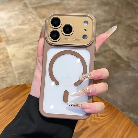 CUTECASE 強力マグネット iPhone17pro/17promaxケース カメラ部分カバー iPhone16/15シリーズカバー 耐衝撃 丈夫CM5871