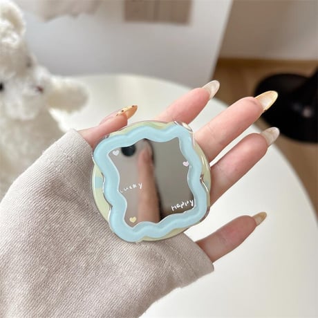 CUTECASEミラー スマホグリップ スタンド マグネット式タイプ 便利 可愛い 耐久性ある ギフトに最適 夏秋に人気 CM5476