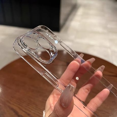 CUTECASE黄ばまない クリアiPhone16Pro/16Plusケース 軽量薄型 iPhone15/14Pro/13promaxケース ハード 頑丈 CM4652