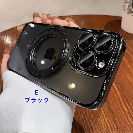 CUTECASE Magsafeリングスタンド iPhone17Pro/16promaxケース メタルカラー iPhone15pro/14/13proカバー 飽きない 高級感高品質CM5580