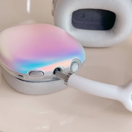 CUTECASE おしゃれ AirPodsMaxケース グラデーションカラー エアーポッズ マックス専用カバー きれい 可愛い ギフトにおすすめCM4299