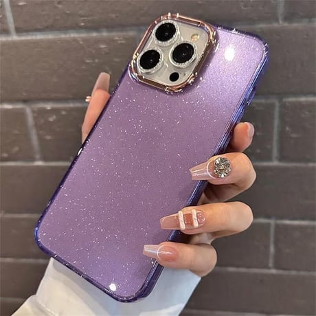CUTECASEiPhone16Pro/16ケース キラキラ 大人可愛い クリアiPhone15Pro/14ProMax/13ケース 黄ばまない トレンド大人気 CM4675