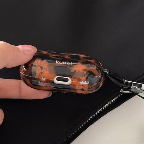 CUTECASE琥珀色 Airpods 4ケース 大人気 シック AirpodsPro2/Pro1 Airpods3/2カバー大人可愛い リング付 ギフトにおすすめ CM4764
