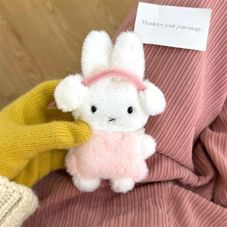 CUTECASE ふもふも兎ぬいぐるみ Airpods 4ケース エアーポッズ3/2 かわいい AirpodsPro2/1カバー ギフトに最適CM4749