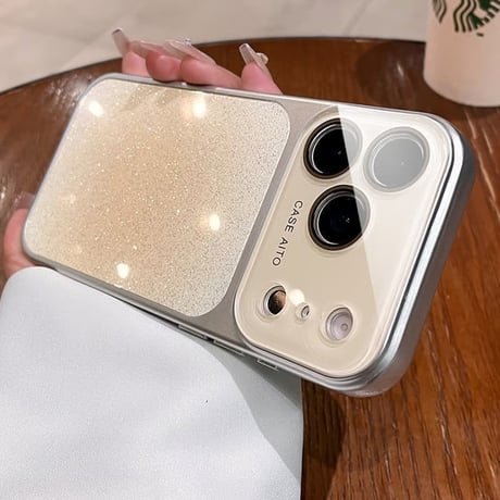 CUTECASE グラデーションカラーiPhone17Promaxケースカメラ保護 iPhone17Pro/16pro/15Pro/14ProMaxケース 光る 頑丈CM6385