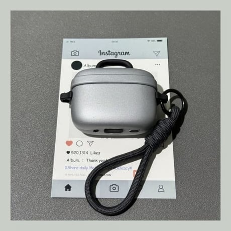 CUTECASE 圧力鍋 Airpods Pro3ケース ご飯キーホルダー付 Airpods4カバー pro2ケース 可愛い ストラップ付 ギフトにおすすめCM6049