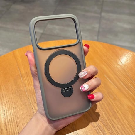 CUTECASE iPhone17Pro/17Promaxケース MagSafeリングスタンド 耐衝撃 iPhone16pro/15/14カバー 指紋防止 高品質 カッコイイCM5584