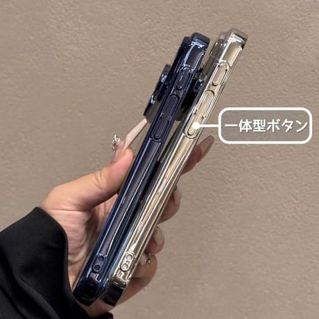 CUTECASE キラキラレンズフイルム付 iPhone17Pro/17ProMaxケース 背面ラメ入り クリア iPhone17ケース メッキ 高品質 高級感 CM5817