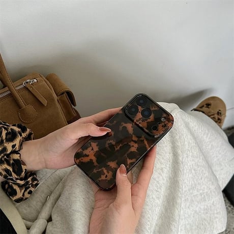 CUTECASE 琥珀柄 iPhone17Pro/17ケース べっ甲柄 iPhone17Promax/17Airカバー カメラ保護 おしゃれ トレンドCM5702