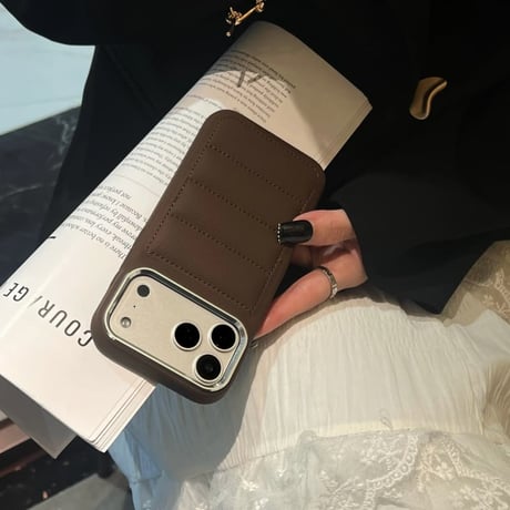 CUTECASE ダウンジャケット風 iPhone17ProMax/17Proケース キルティング レザー iPhone17/Air/16ProMaxカバー 耐衝撃耐久性 CM5745