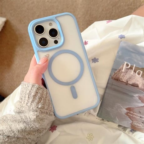 CUTECASE淡色系 iPhone16pro/16promaxケース MagSafe対応 iPhone15pro/14/13カバー シンプル風 男女兼用 頑丈 CM5293
