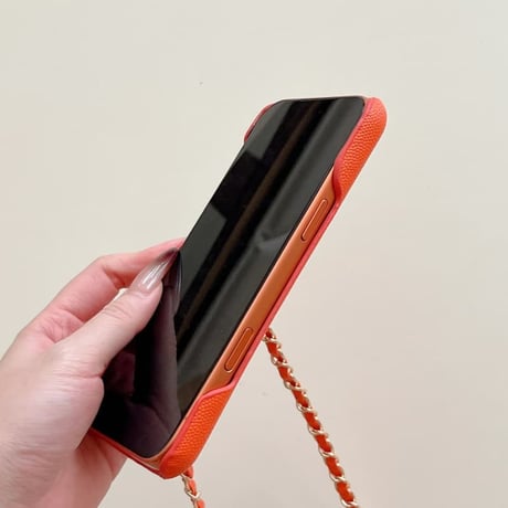 CUTECASE 革製 iPhone17Pro/17ケース カード入れ付 ショルダーチェーン付 iPhone17Promax/Air/16Proカバー 傷が付きにくい 高級感 耐久性CM5773