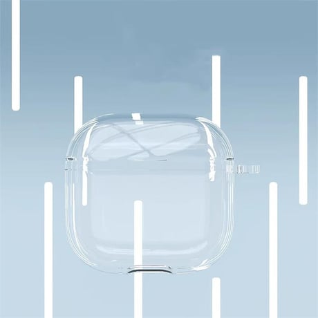 CUTECASE透明 Airpods 4 ケース ストラップ付 AirpodsPro2/Pro1カバー Airpods3/2 黄ばみにくいCM4692