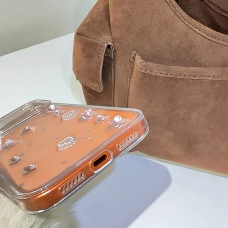 CUTECASE デコレーション iPhone17Promaxケース ダイヤ/パール アイフォン16promax/15Pro/14カバー 大人可愛い クリアケースCM5796
