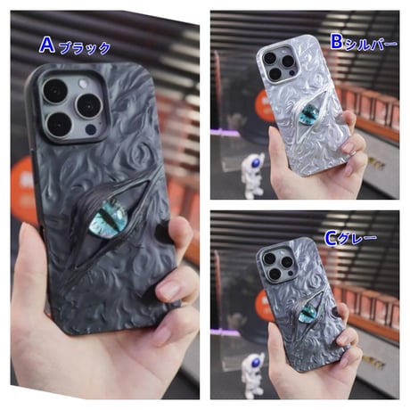 クリエイティブでパーソナライズされたデザイン、本物そっくりの悪魔の目iphone17Promaxケース