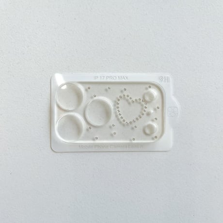 CUTECASE ダイヤリボン/ハート/星 カメラカバー iPhone17Pro iPhone17ProMax レンズフィルム キラキラ おしゃれ 頑丈 人気品 CM6081