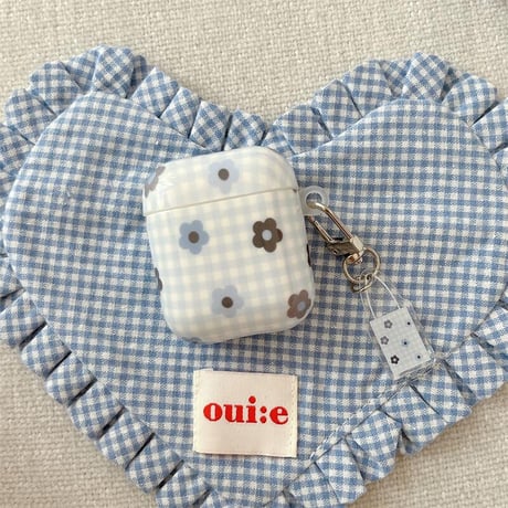 CUTECASE AirpodsPro3/4ケース 韓国っぽい 花柄AirpodsPro2/Pro1カバー エアポッズ3/2 大人可愛い キーホルダー付 ガールズに人気CM5689