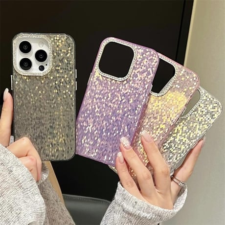 CUTECASEキラキラ iPhone15pro/15promaxケース ジュエリーカメラ アイフォン14pro/13/12カバー 綺麗 シックCM4390