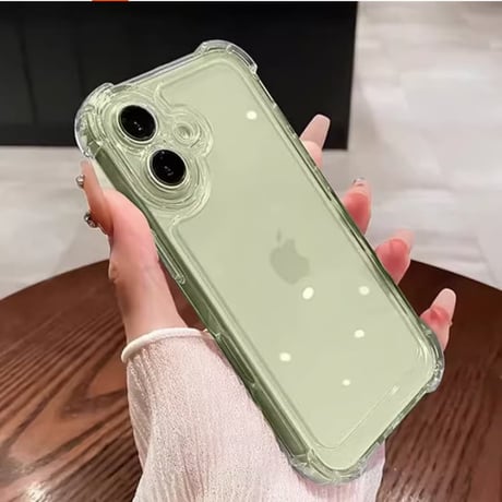 CUTECASE ラベンダー/ミストブルー/セージ iPhone17ケース 四隅耐衝撃 iPhone17Pro/16Promax/15ケース クリア レンズ保護 CM6094